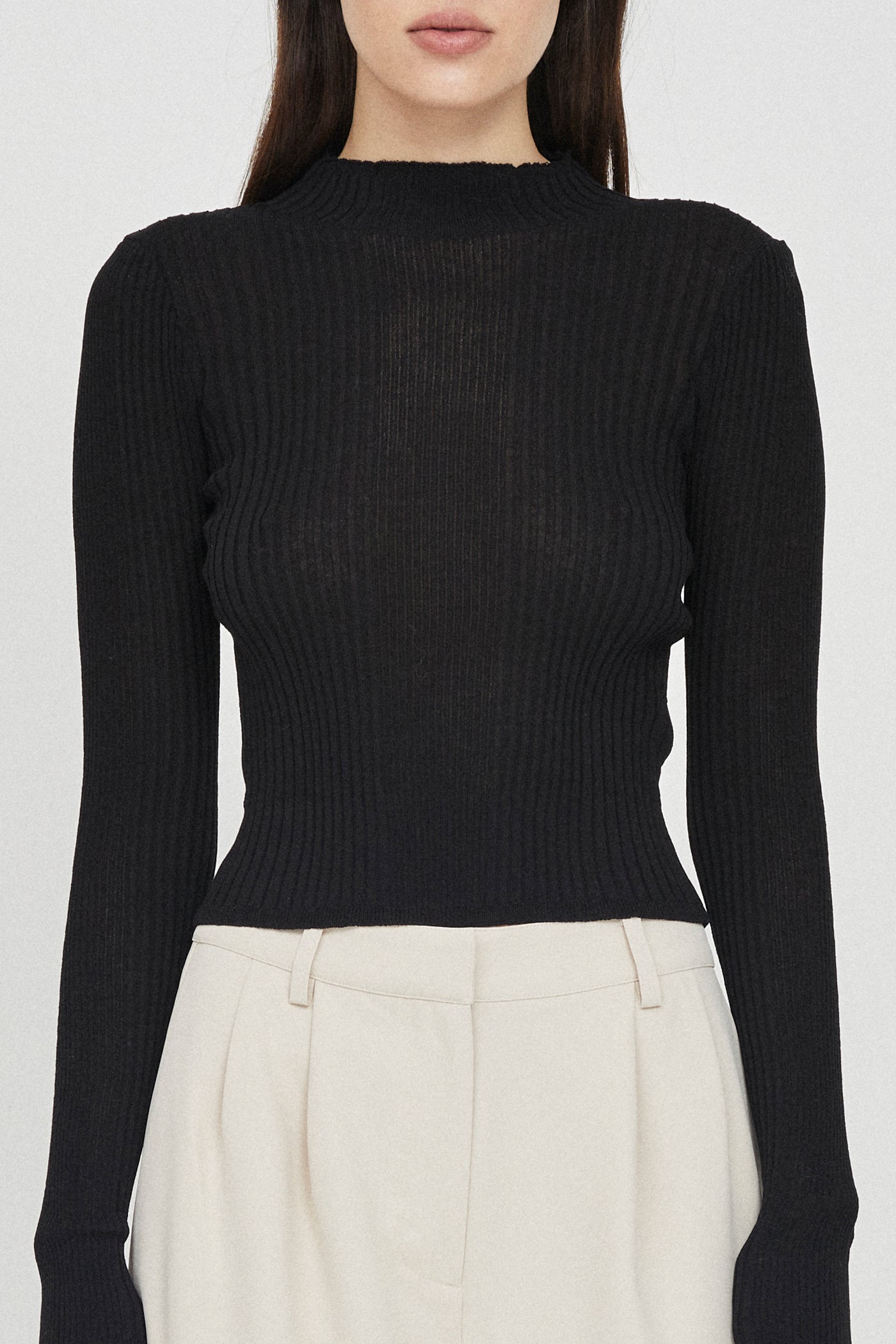 The Semi-Sheer Knit Top