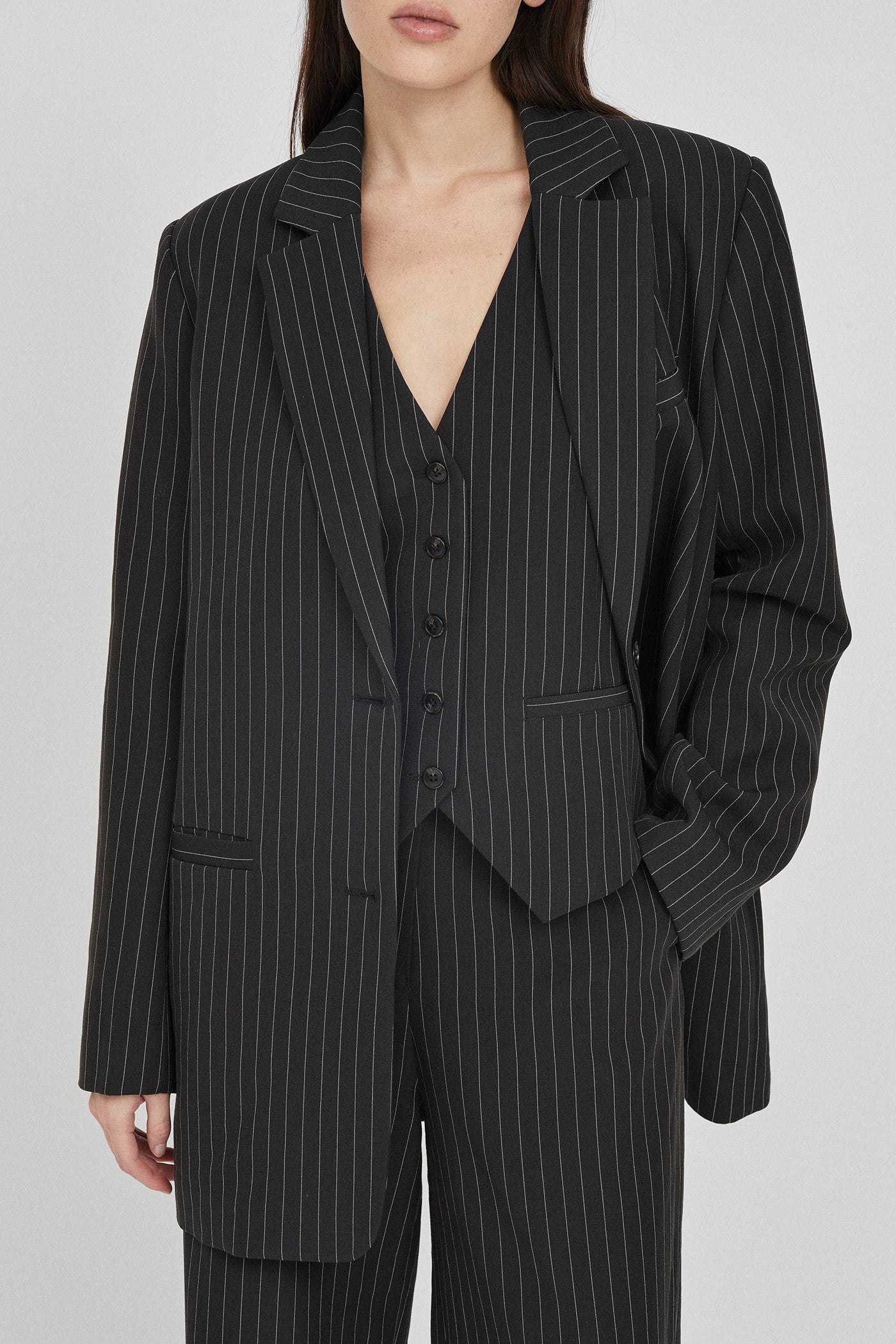 The Pinstripe Blazer