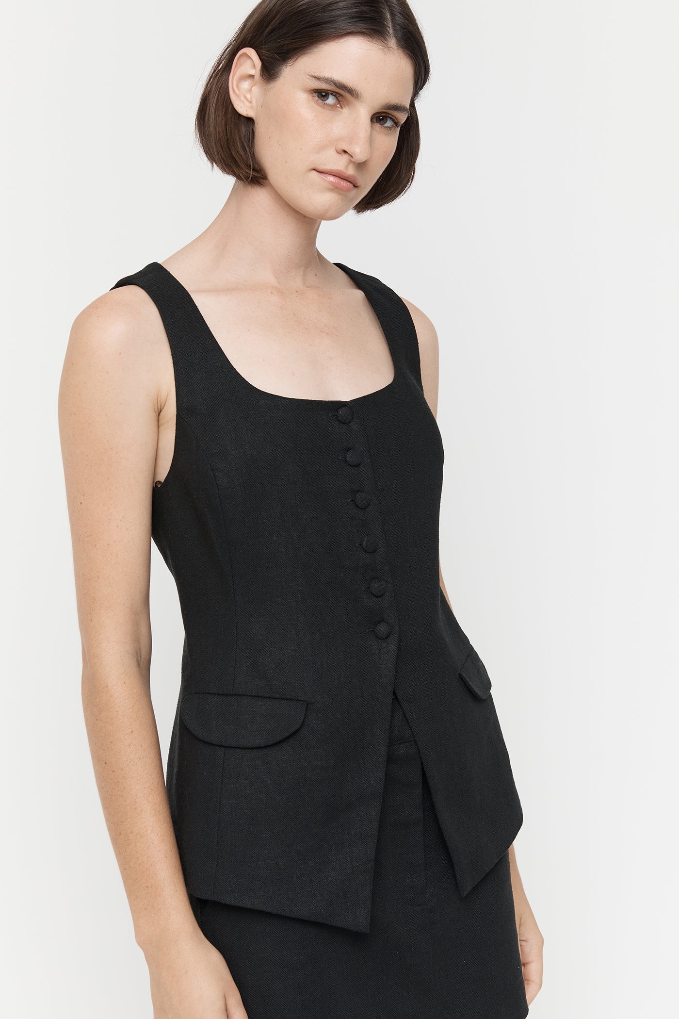 The Classic Square Neck Waistcoat