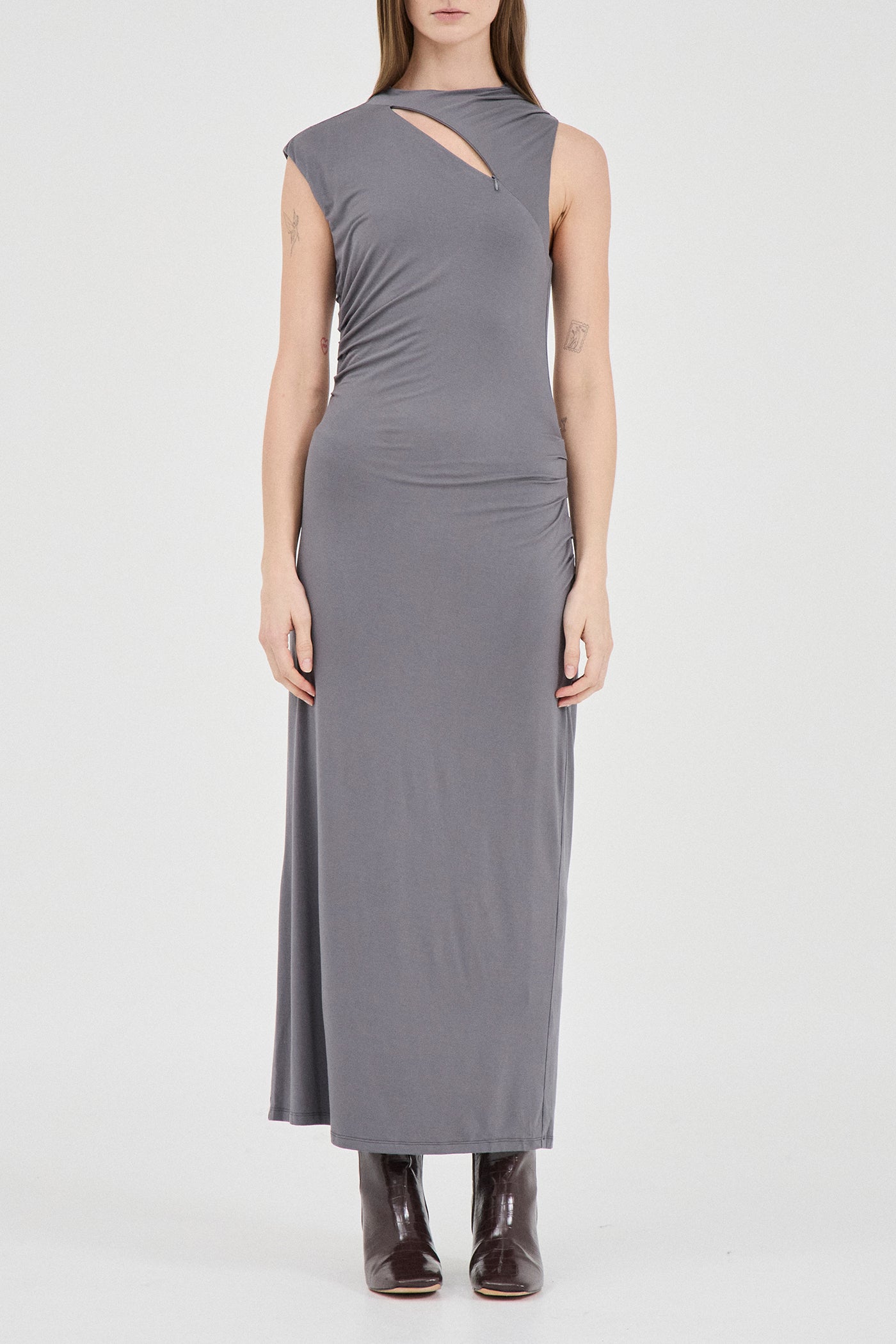 The Ruched Jersey Dress