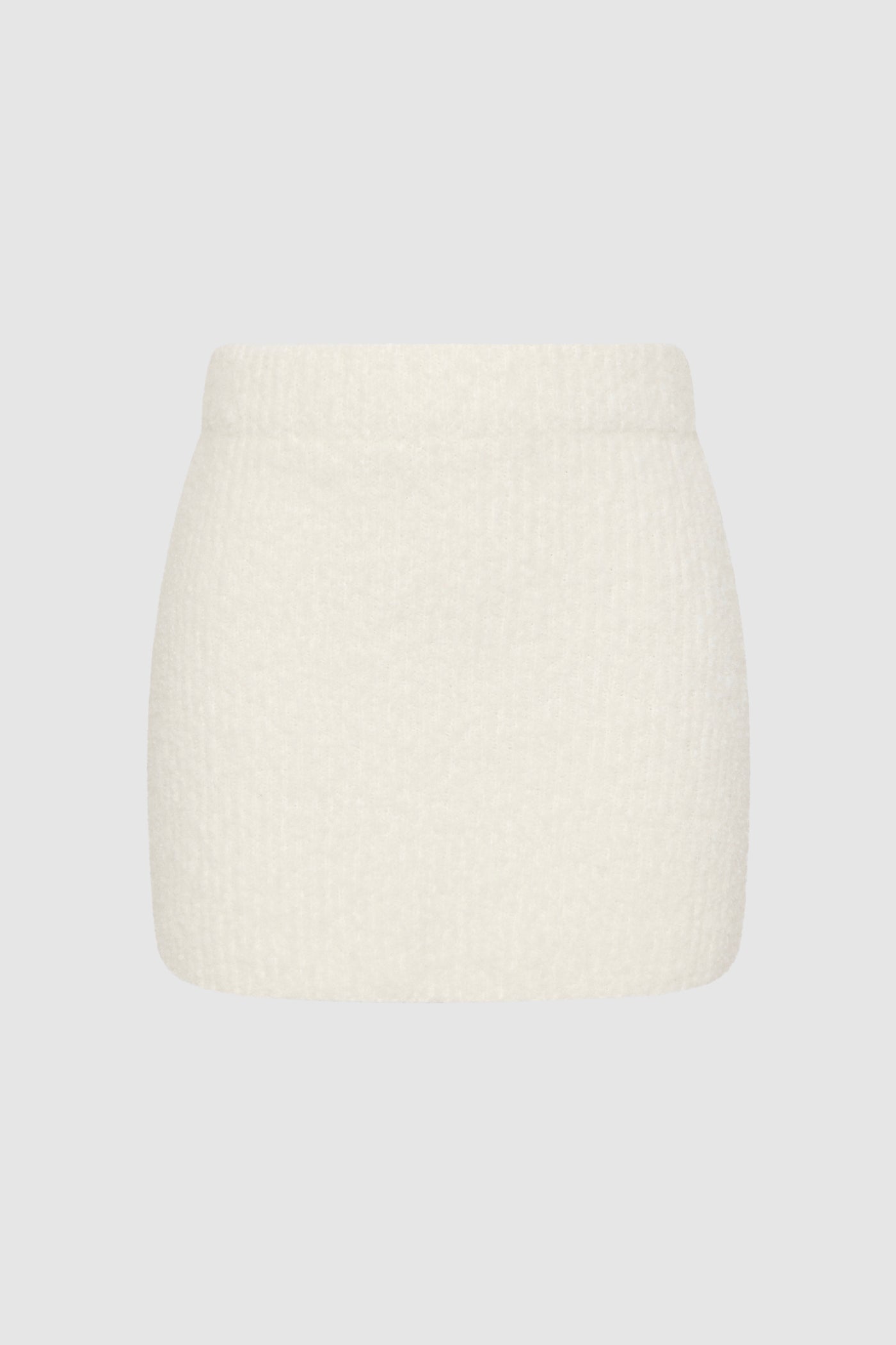 The Boucle Mini Knit Skirt